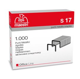 45254 Punti S17 - 23/17 - acciaio - metallo - Romeo Maestri - conf. 1000 pezzi