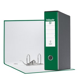 Registratore Eurofile G55 - dorso 8 cm - protocollo 23 x 33 cm - verde - Esselte