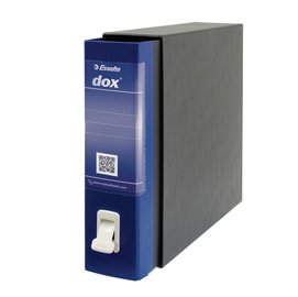 51240 Registratore Dox 2 - dorso 8 cm - protocollo 23 x 34 cm - blu - Esselte Dox