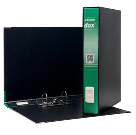 51260 Registratore Dox 5 - dorso 5 cm - protocollo 23 x 34 cm - verde - Esselte Dox