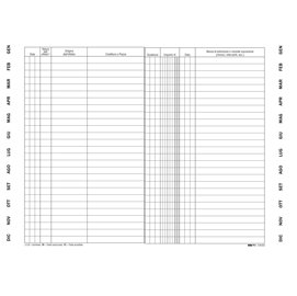 51921 Scadenzario spiralato effetti passivi - 24 x 17cm - 36 fogli - Edipro