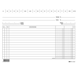 Schede - 2 colonne - 15 x 21 cm orizzontale - Edipro - conf. 100 pezzi