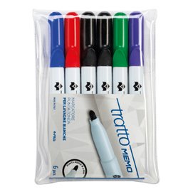 52928 Pennarello a secco Tratto Memo per lavagne cancellabili - punta conica - tratto 2