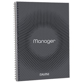 Blocco Spiral Manager 4 fori - microperforato - 23 x 29