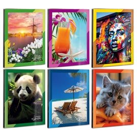 55615 Album portafoto a busta saldato - assortiti - 125 x 165 mm - contiene fino a 24 foto da 10x15cm - Lebez