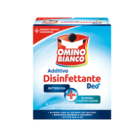 64304 Additivo Omino Bianco disinfettante per tessuti - 450 gr - Omino Bianco