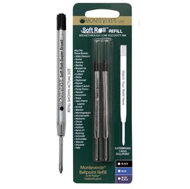 64767 Refill per sfera Parker - punta large - nero - Monteverde - conf. 2 pezzi