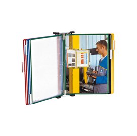 67811 Leggio T Technic - da muro - 10 tasche - PVC - colori assortiti - Djois