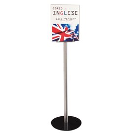 67852 Piantana segnaletica - A3 - 32 x 138 cm - verticale - Tecnostyl