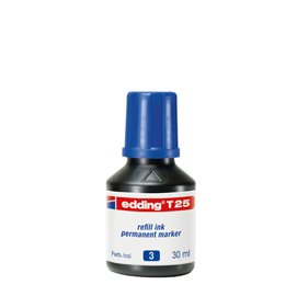 Ricarica Inchiostro marcatore permanente T25 - 30ml - blu - Edding