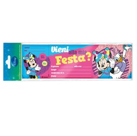 Blocchetto invito alla festa Minnie Disney - 24