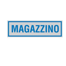 77182 Targhetta adesiva - MAGAZZINO - 16