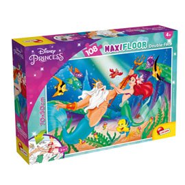 Puzzle Supermaxi "Disney Little Mermaid" - 108 pezzi - Lisciani