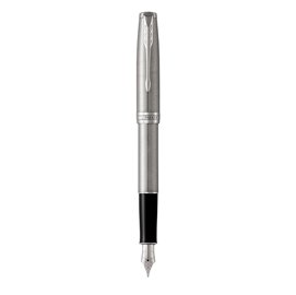 79571 Penna stilografica Sonnet Stainless Steel - punta M - Parker