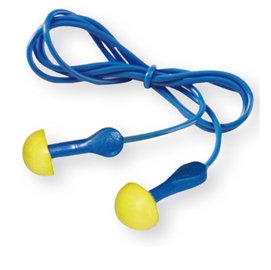 79750 Inserti auricolari E.A.R. Express con cordicella - SNR 38 dB - giallo/blu - 3M - conf. 100 pezzi