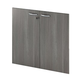 79936 Coppia ante Easy - per mobile contenitore basso - 80 x 67 cm - spessore 18 mm - melaminico - frassino toscano