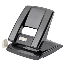 80403 Perforatore - passo 8 cm - max 30 fogli - 2 fori - nero - Kartia
