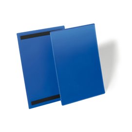80645 Buste identificative magnetiche - A4 verticale - blu - Durable - conf. 50 pezzi