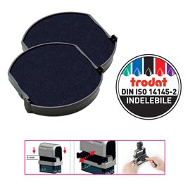 80944 Tampone di ricambio 6/4638 - nero - Trodat - conf. 2 pezzi