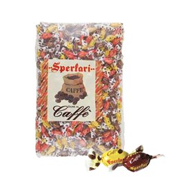 81687 Caramelle Mini - gusto caffè - Sperlari - busta da 1 kg (circa 500pz)