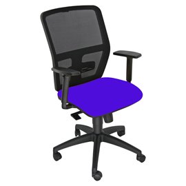 81988 Seduta operativa ergonomica Kemper A - braccioli regolabili - blu - Unisit