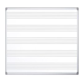 Lavagna magnetica Maya Musica - pentagramma musicale - 120 x 120 cm - Bi-Office
