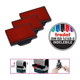 83434 Tampone di ricambio 6/56 - rosso - Trodat - conf. 3 pezzi