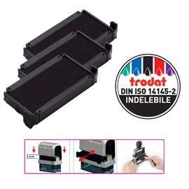 83439 Tampone di ricambio 6/4910 - nero - Trodat - conf. 3 pezzi