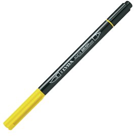 85034 Pennarello Aqua Brush Duo - punte 2/4 mm - giallo di cadmio limone - Lyra