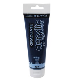 85493 Colore acrilico fine Graduate - 120 ml - indigo - Daler Rowney