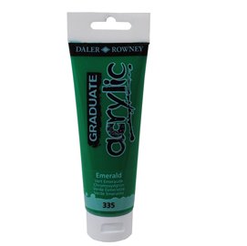 85501 Colore acrilico fine Graduate - 120 ml - verde smeraldo - Daler Rowney