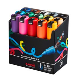 85825 Marcatore a base d'acqua Uni Posca PC7M - punta tonda large 4