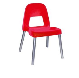 85989 Sedia per bambini Piuma - H 31 cm - rosso - CWR