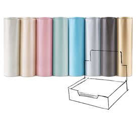 86266 Carta regalo Perlage - 70 x 100 cm - 100 fogli - colori assortiti - Rex Sadoch