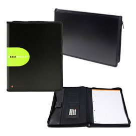 86596 Conferenziere con calcolatrice Exawallet - PP - nero - Exacompta