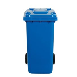 86727 Bidone carrellato - 58x73x107 cm - 240 L - blu - Mobil Plastic