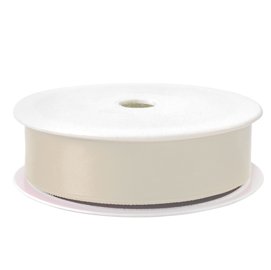Nastro doppio raso - 25mmx25mt - avorio 50 - Brizzolari