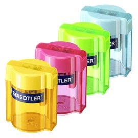 88896 Temperamatite Superjumbo 3 in 1 - con contenitore - Staedtler
