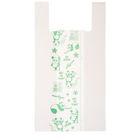 91321 Shoppers Maxi - 30 x 60 cm - mater-bi - bianco - scatola 500 pezzi