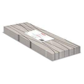 Tovaglia linea Airlaid - 100 x 100 cm - perla / tortora - Fato - conf. 25 pezzi