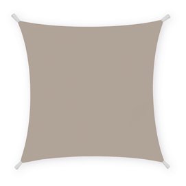 Tenda a vela quadrata ombreggiante - 3 x 3 m - PL - tortora - Garden Friend
