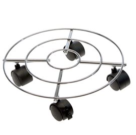 91935 Trolley portavaso in acciaio - Ø 30 cm - Verdemax