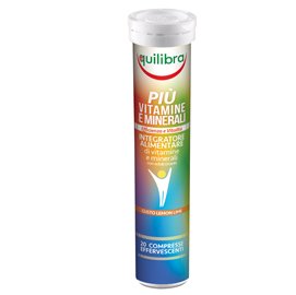 92293 Integratore Più Vitamine & Minerali - gusto lemon lime - 20 compresse (86 gr cad.) - Equilibra
