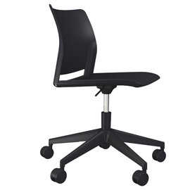 92350 Seduta Home/Office Alpha APGN - senza braccioli - nero - Unisit
