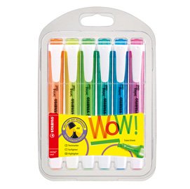 92826 Evidenziatore Swing Cool Fluo - colori assortiti - Stabilo - conf. 6 pezzi