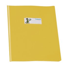 Coprimaxi GreenLine - c/alette - PVC - 220 mic - 21 x 30 cm - lucido coprente - giallo - Colorosa