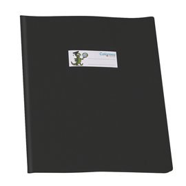 Coprimaxi GreenLine - c/alette - PVC - 220 mic - 21 x 30 cm - lucido coprente - nero - Colorosa