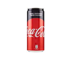 93823 Lattina Coca Cola Zero - 33cl - Coca Cola