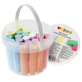 93944 Gessi Jumbo - Ø 18 x 80 mm - colori assortiti - Primo - secchiello 22 pezzi