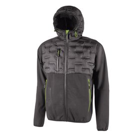 94227 Giacca ibrida Spock- idrorepellente - taglia XXL - grigio/verde - U-Power